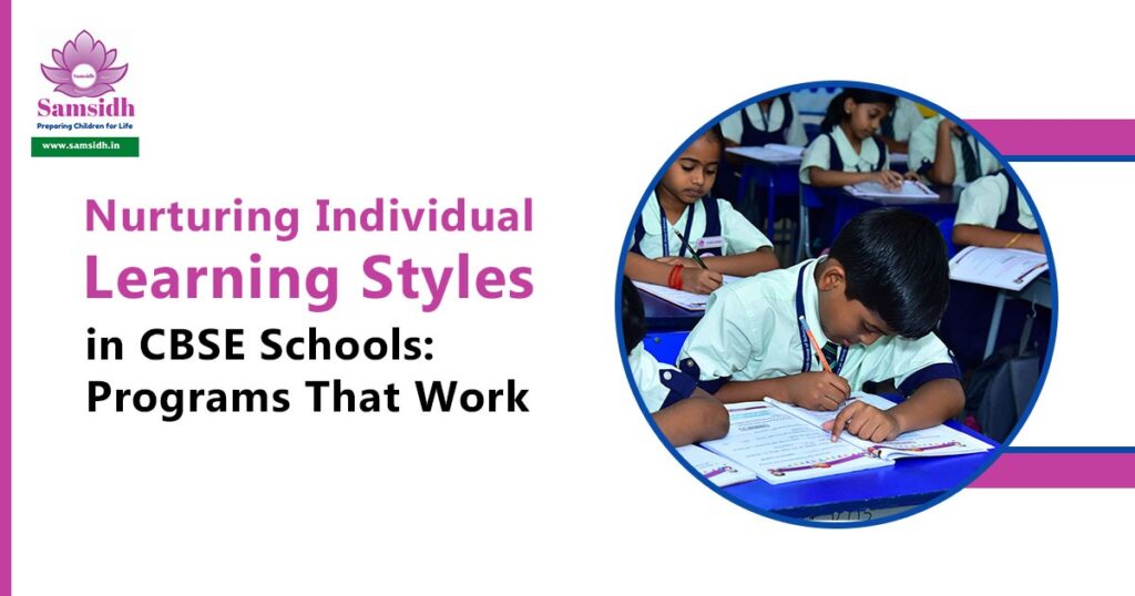 Learning style cbse schools